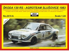 Kit – Škoda 130RS - Agroteam JZD Slušovice - 1983 Rallye Tatry / Barum